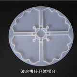 Silicone Mould Dried Flower Resin Coaster DIY Decoration