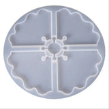 Silicone Mould Dried Flower Resin Coaster DIY Decoration