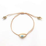 Silver-Gold Cowrie Shell Bracelet Beach Bohemian Bangle