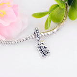 925 Silver 16 Number Star Pendant Charms Beads DIY Jewelry