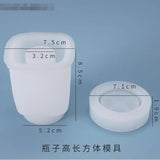 Silicone Mould Dried Flower Resin Craft DIY Storage bottle Mold
