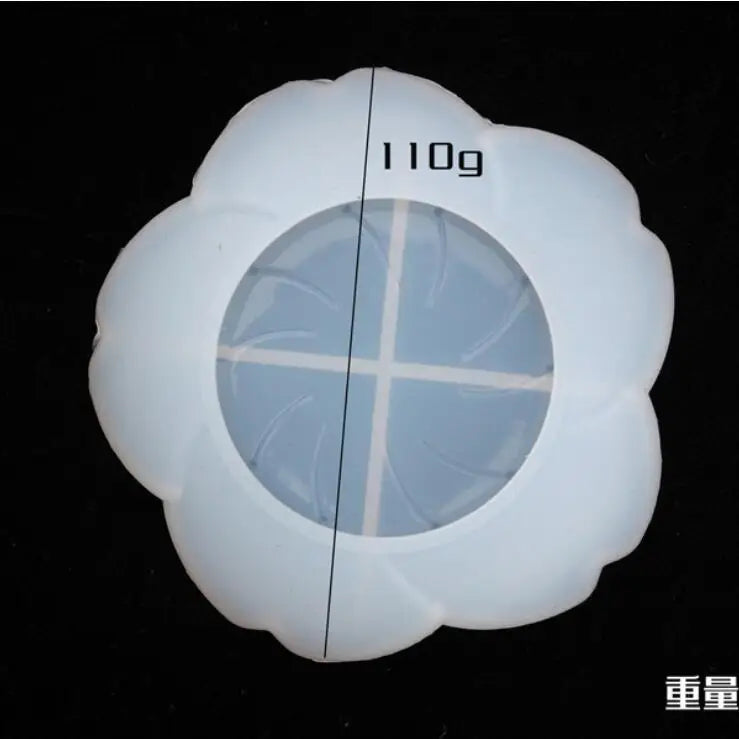 Silicone Mould Resin Craft Sakura Storage Plate Mold
