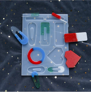 Silicone Mould Resin DIY Hairpin Mold