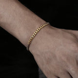 Punk Stainless Steel Chain Men Bracelet Jewelry Gift