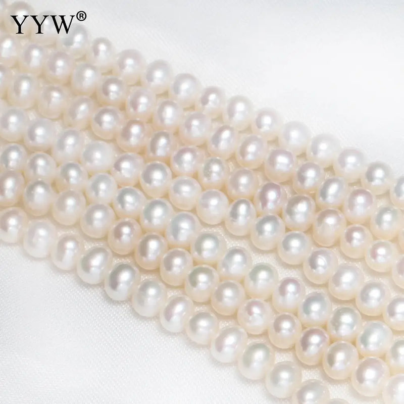 5-6mm Freshwater Pearl Beads Necklace Bracelets
