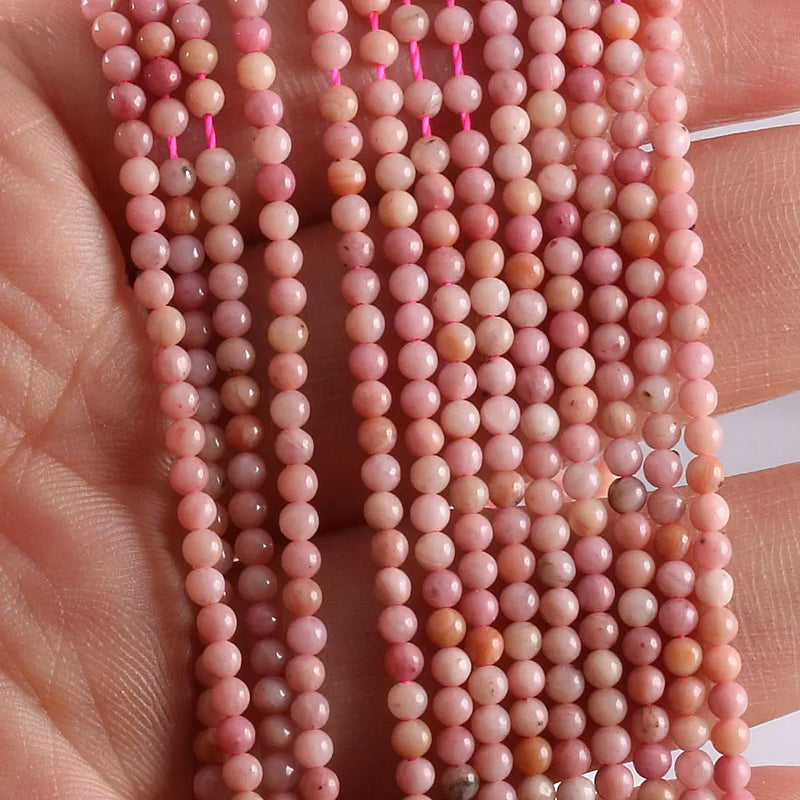 Rhodochrosite Stone Beads for Jewelry Making DIY 2mm 3mm