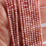 Rhodochrosite Stone Beads for Jewelry Making DIY 2mm 3mm