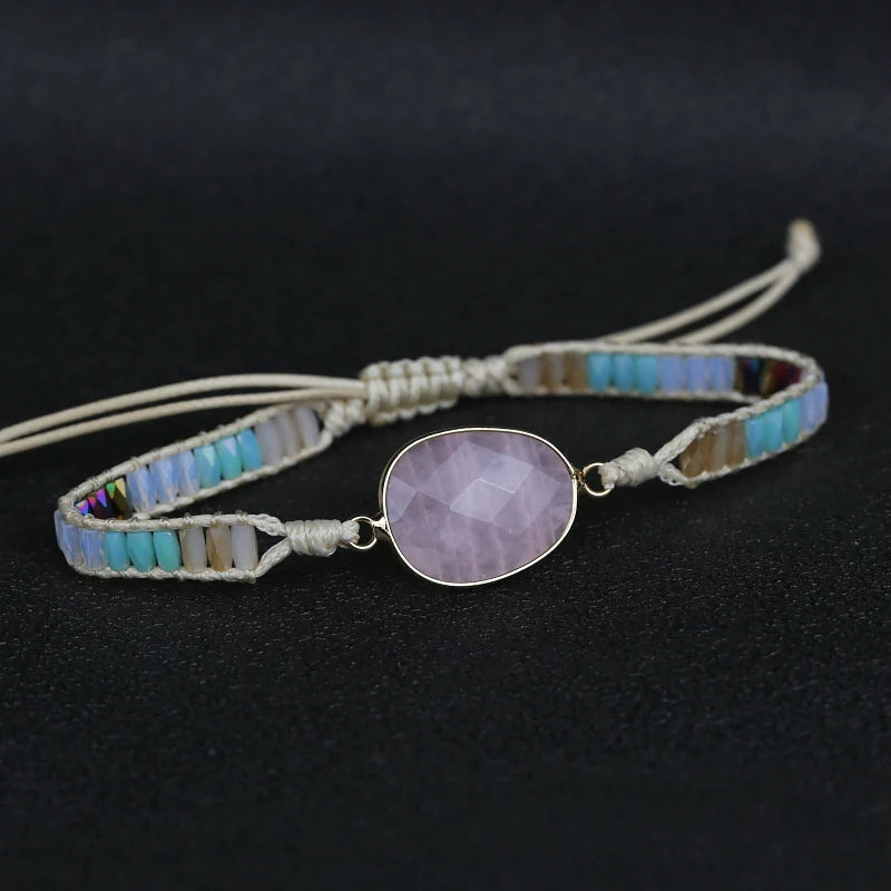 Natural Stone Wrap Bracelets for Women - Tree Boho Bracelet