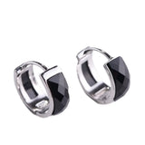 S925 Vintage Craft Woman Earrings Faceted Agate Large Version