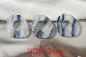 40pcs Acrylic Beads DIY Jewelry Earring Accessory