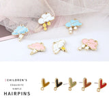 50pcs Alloy Drop Oil Cartoon Floating Locket Charms DIY Jewelry Accessory