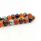 Tasbih Natural Agates Man's Muslim Rosary 33 Misbaha Arab Bracelet Prayer Beads