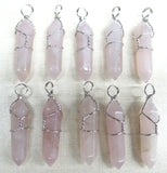 Natural Stone Aventurine Lapis Tiger Eye Charm Pendants for DIY Jewelry Making