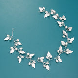 Pearl Crystal Hair Vine Wedding Headband Bridal Headpiece