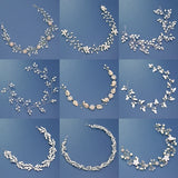 Pearl Crystal Hair Vine Wedding Headband Bridal Headpiece