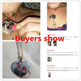 Custom Engrave Photo Name Calendar Keychain with Heart Keyring