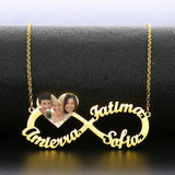Personalized Name Necklace Golden Pendant Necklace for Women