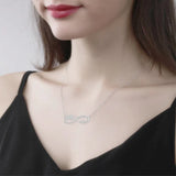 Personalized Name Necklace Golden Pendant Necklace for Women