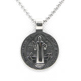 Polishing Priest Cross Pendant Stainless Steel Mens Pendant