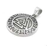 Round Pendant 316L Stainless Steel Mens Pendant