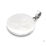 Vintage Round Pendant Stainless Steel Mens Pendant