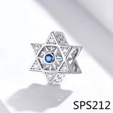 925 Sterling Silver Entwined Hearts Charm Bead
