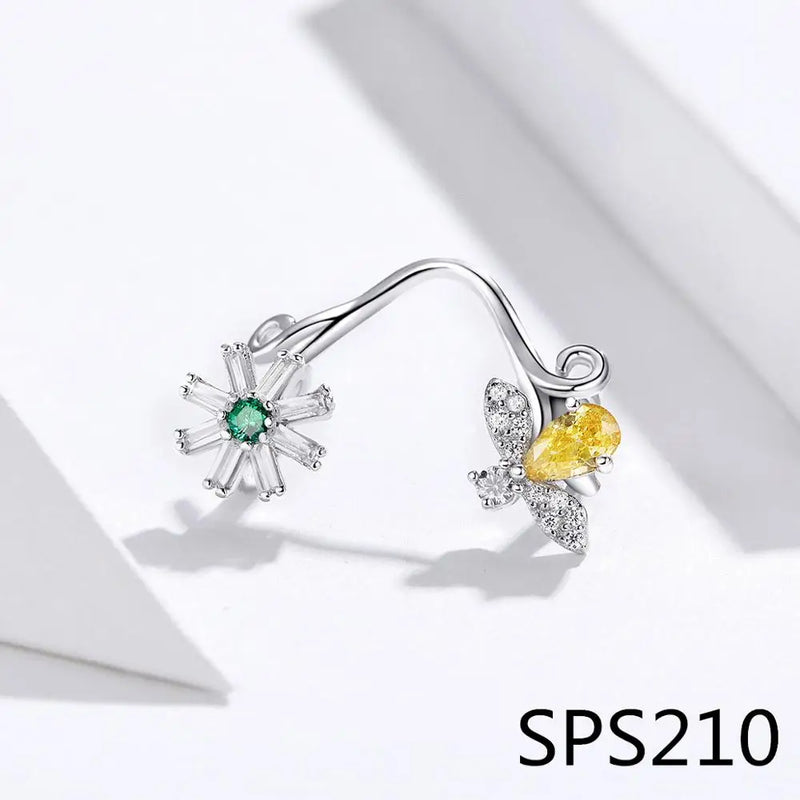 925 Sterling Silver Entwined Hearts Charm Bead