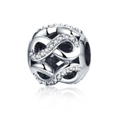 Pre-Autumn Silver Pendant Fresh flowers Charm Bracelet DIY Jewelry