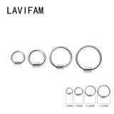 S925 Small Hoop Earrings Gothic Punk Circle Twist Earring Minimalist Jewelry