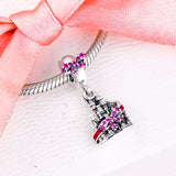 Castle Charm Bracelet 925 Sterling Silver Beads Jewelry Making