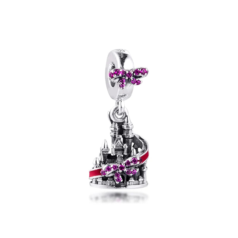 Castle Charm Bracelet 925 Sterling Silver Beads Jewelry Making