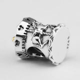 Sterling Silver Cartoon Horse Charm Beads for Bracelets