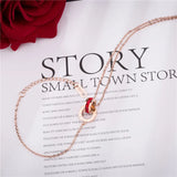 Roman Numerals Steel Bracelet with Austrian Crystal
