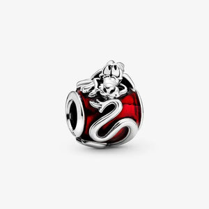 925 Silver Mulan Mushu Charm Bead for 3mm Bracelet