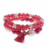 Women's Charm Beads Bracelet Set 3Pcs/Lot HXB002