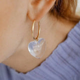 Spring Crystal Dangle Earrings Geometric Friendship Accessories