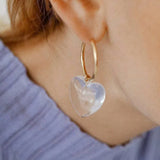 Spring Crystal Dangle Earrings Geometric Friendship Accessories