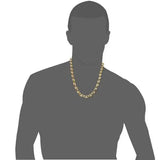 Coffee Bean Shape Stainless Steel Necklace Men Women Choker Jewelry