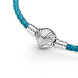 Summer Silver 925 Shell Leather Bracelet Women Jewelry