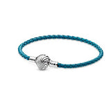 Summer Silver 925 Shell Leather Bracelet Women Jewelry