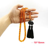 Turkish Resin Islamic Tasbih 33 45 66 99 Beads Tassel Saudi Arabic Bracelet