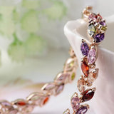 Peridot Ruby Amethyst Gemstone Bracelets for Women