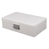 Portable Jewelry Box Leather Storage Organizer Display Travel Jewelry Case