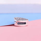 Heart Clip Charm 925 Sterling Silver Love Charms for Reflexions Bracelet