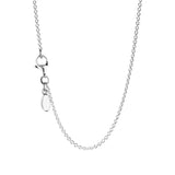 925 Silver Heart Bow Necklace - Winter Style Jewelry