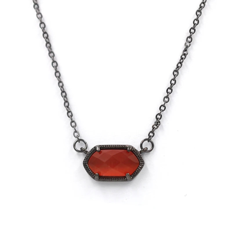 Colorful Cats Eye Stone Necklace for Women Jewelry