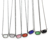 Colorful Cats Eye Stone Necklace for Women Jewelry