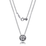 925 Sterling Silver Winter Snowflake Necklace