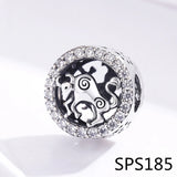 925 Sterling Sliver Sea Animals Crystal Bead Collection