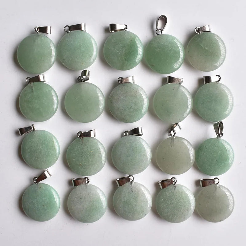 Green Aventurine Charms 50pcs for Jewelry Making